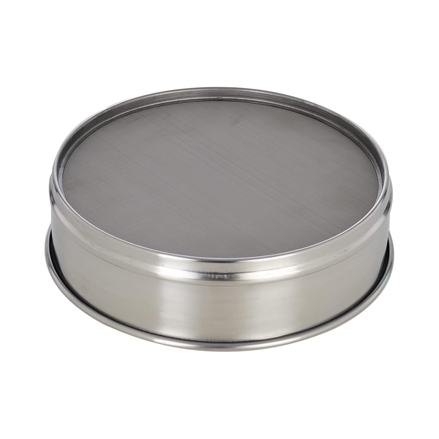 800 Mesh 8'' Diameter 304 Stainless Steel Test Sieve Pack of 2 E655