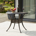 35.4 Cast Aluminum Patio Bistro Table A1986