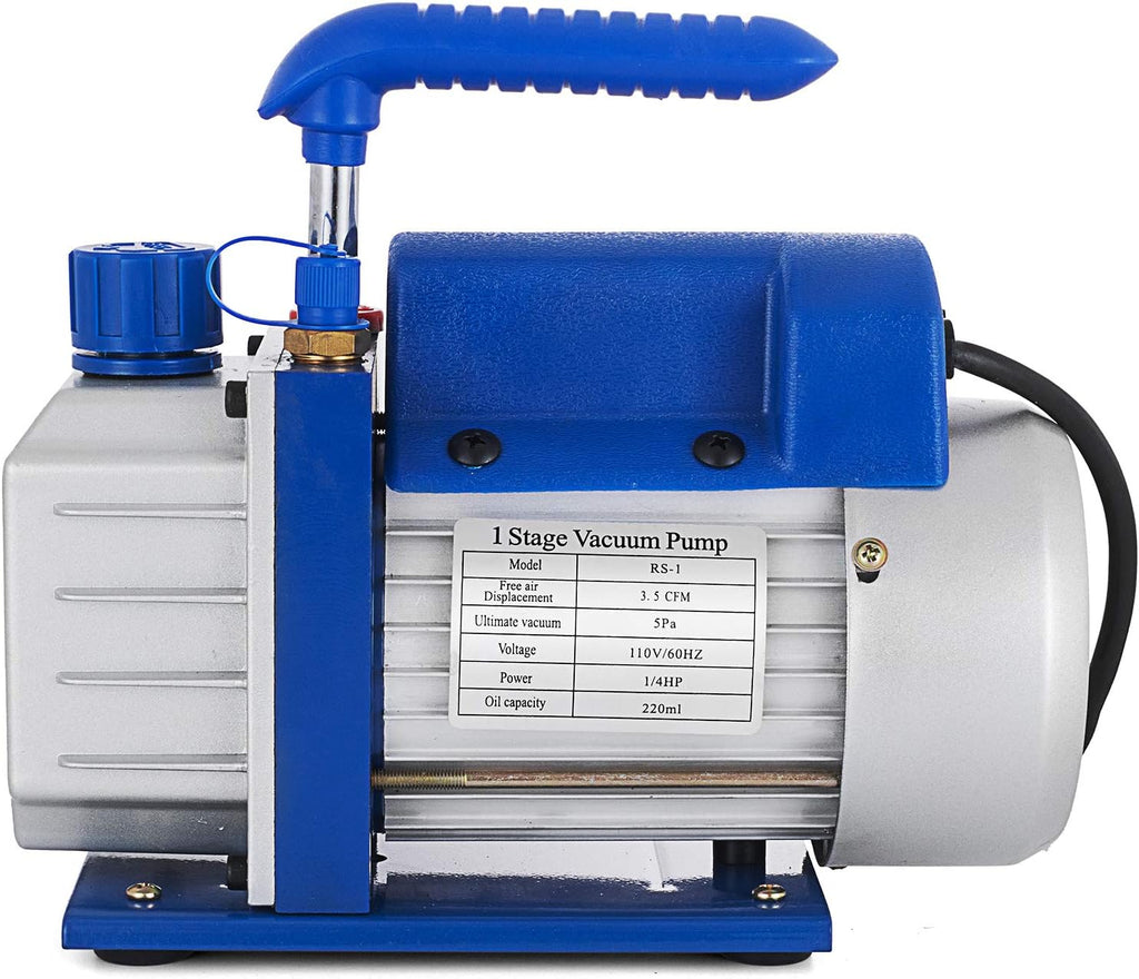 3.5 CFM Vacuum Pump Kit with R134a AC Manifold Gauge Set J16984