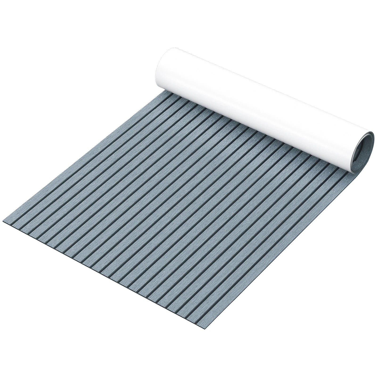 94.5 X 47.2 Inch EVA Foam Faux Teak Boat Decking Sheet 5MM Thick Non-Skid Self-Adhesive M912
