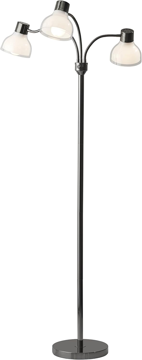 3-Arm Floor Lamp, Shiny Gold K398