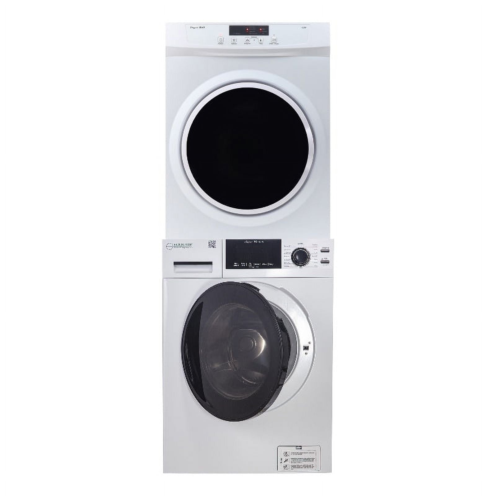 Compact 110V Vented Washer and Dryer Set Q5099