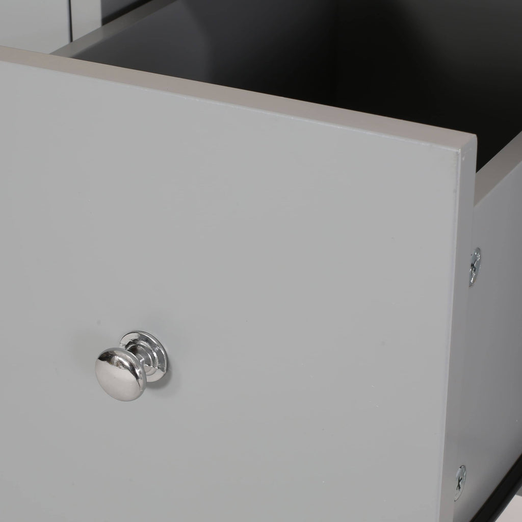 Natural + White Kitchen Cart J786