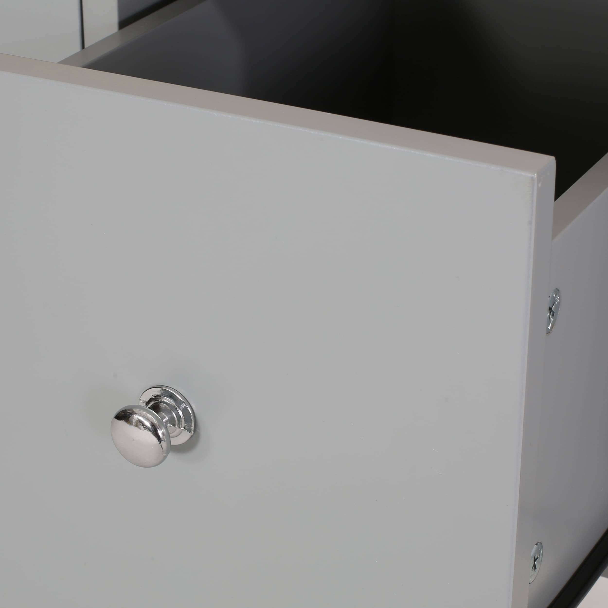 Natural + White Kitchen Cart J786