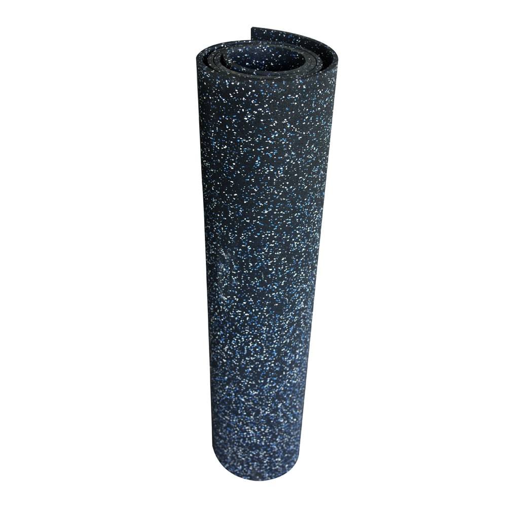 3/16 in. x 4 ft. x 5 ft. Blue Dot Rubber Flooring U986814