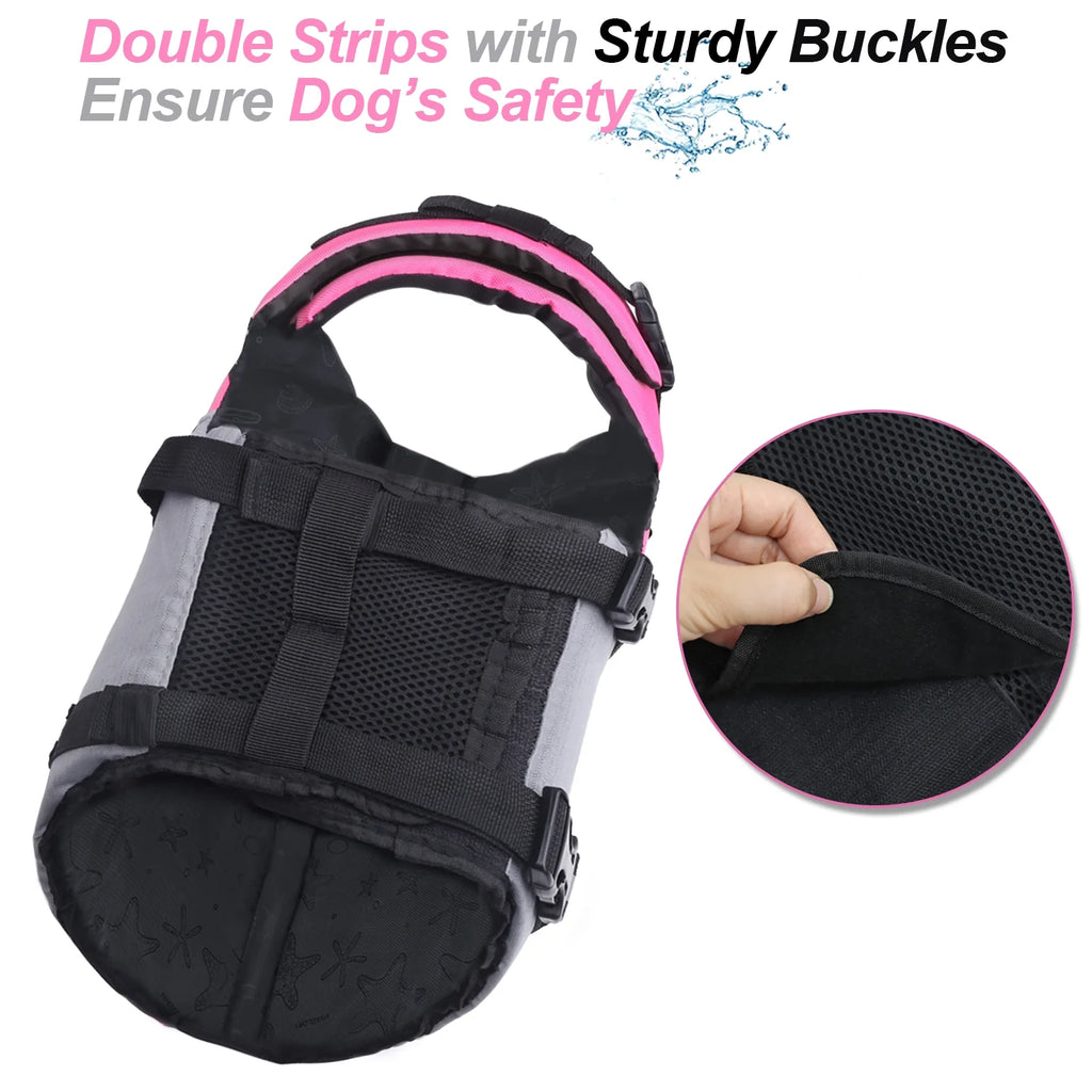 Pink Large Dog Life Jacket Vest D617419