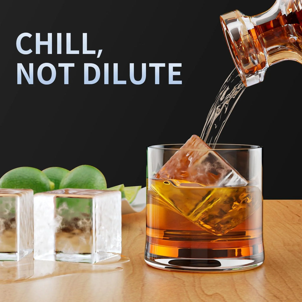 Large Square Silicone Ice Cube Tray 2Pack K993