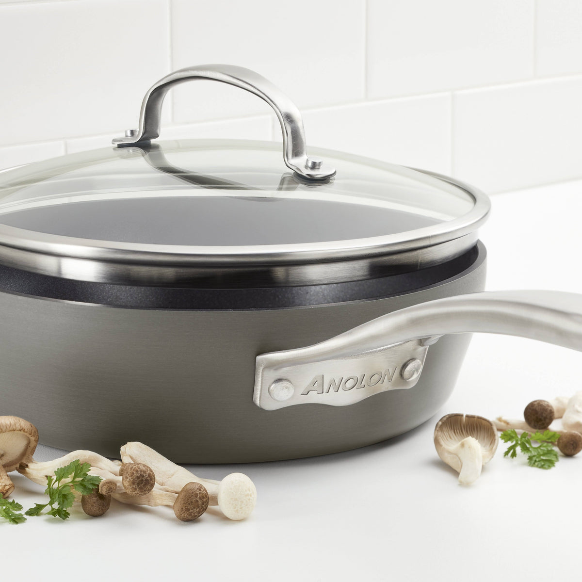 Hard-Anodized Nonstick 3-Qt. Saute Pan E404964