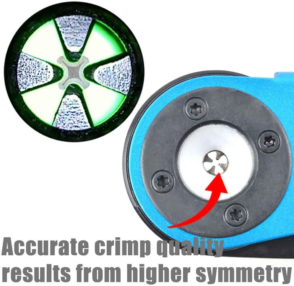 8 indent crimping tool for wire 12-26 awg solid barrel contact V265