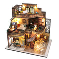 Dream Building Pavilion Dollhouse Miniature DIY House Kit with Furniture M2685