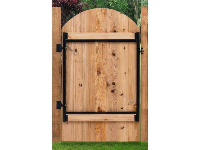 Steel Frame Gate Building Kit, 60x22-96 inch Wide Opening (2 Pack) U6546