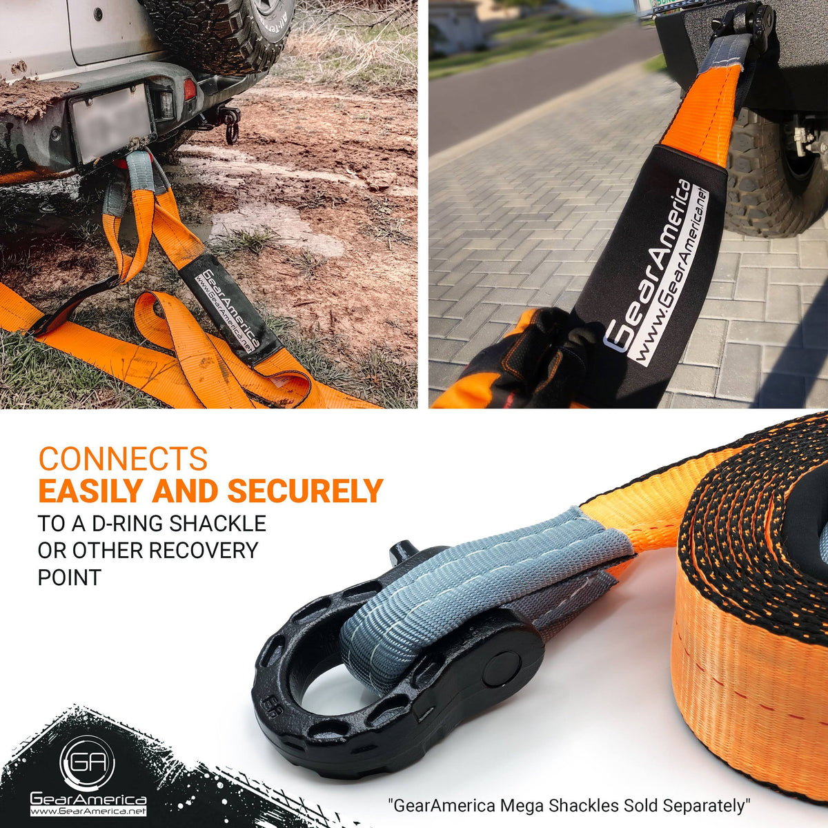 Recovery Tow Straps 2 Pack 4x22 x 30 K565