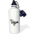 Vegan Black Water Bottle, 21-ounce U143