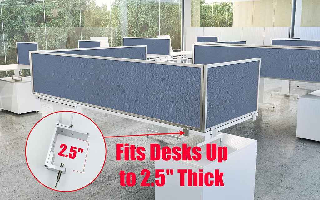 Acoustical Desk Mounted Privacy Panel U61676
