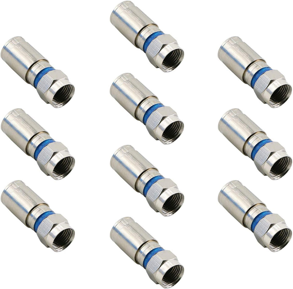 25 Pack RG6 Coax Coaxial Adapter Plug T54096