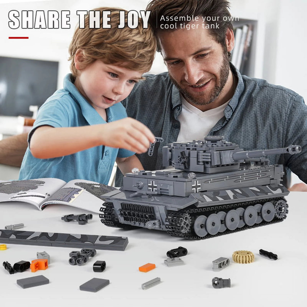 RC Tiger Tank Building Block O16511