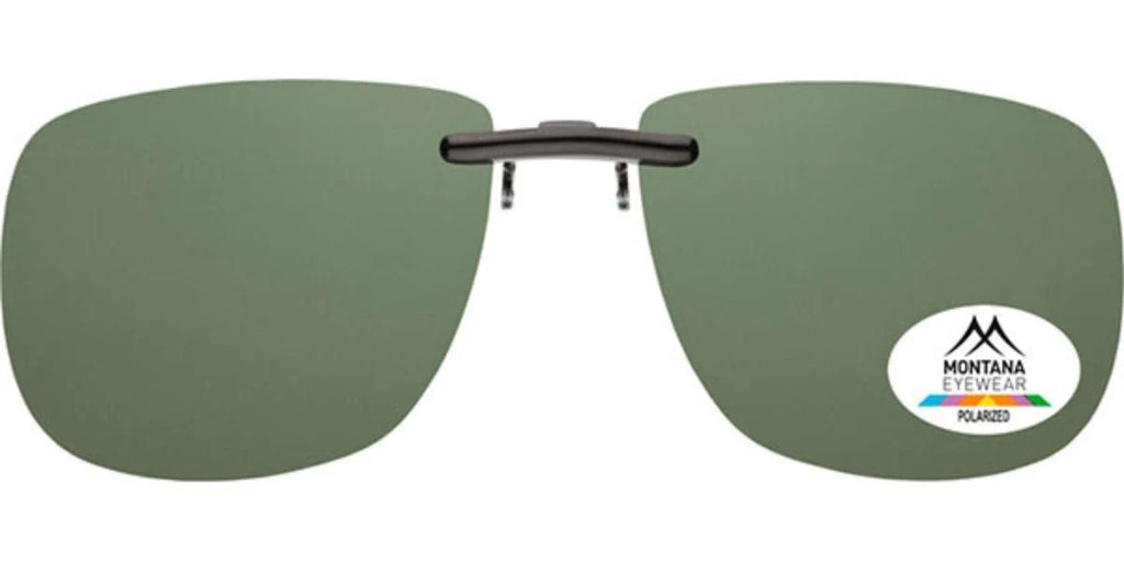 Polarized G15 Green Clip-On Sunglasses 54mm R600