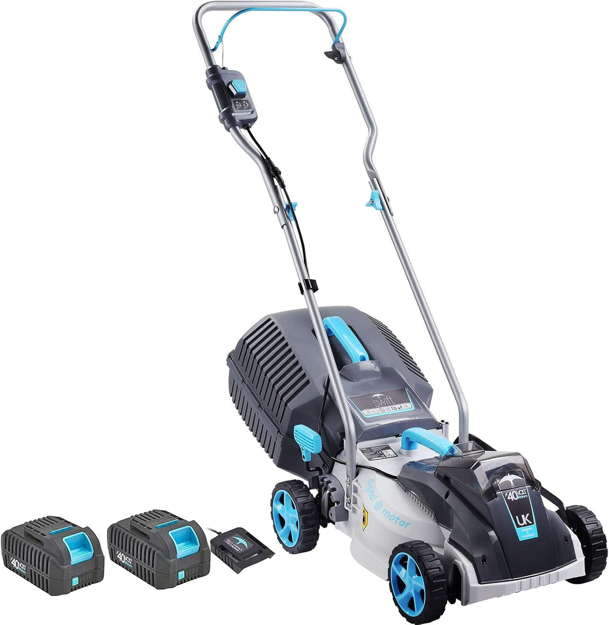 15 Inch 40V Cordless Brushless Lawn Mower T142