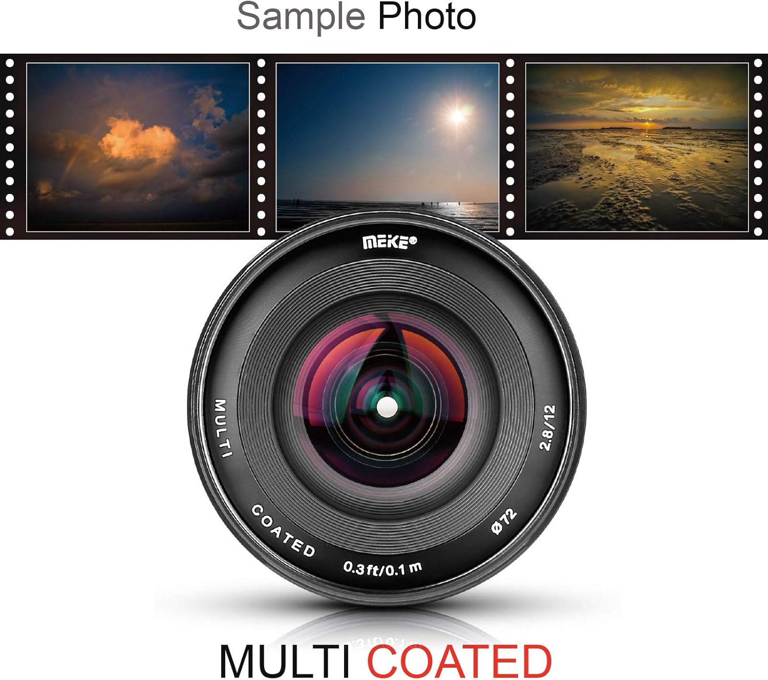 12mm f/2.8 Ultra Wide Angle Manual Fixed Lens for MFT Micro Four Thirds Mirrorless Camera N78211