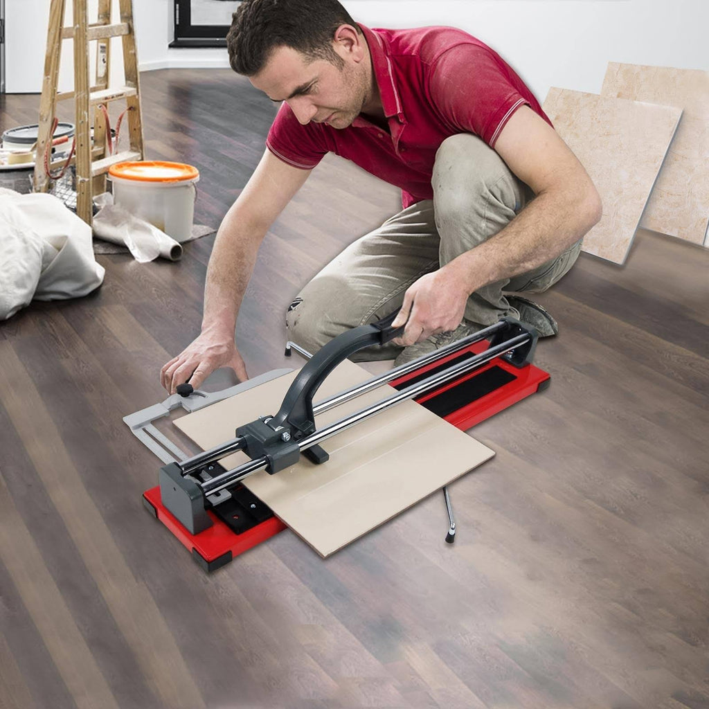 Red Manual Tile Cutter with Tungsten Carbide Cutting Wheel X2135