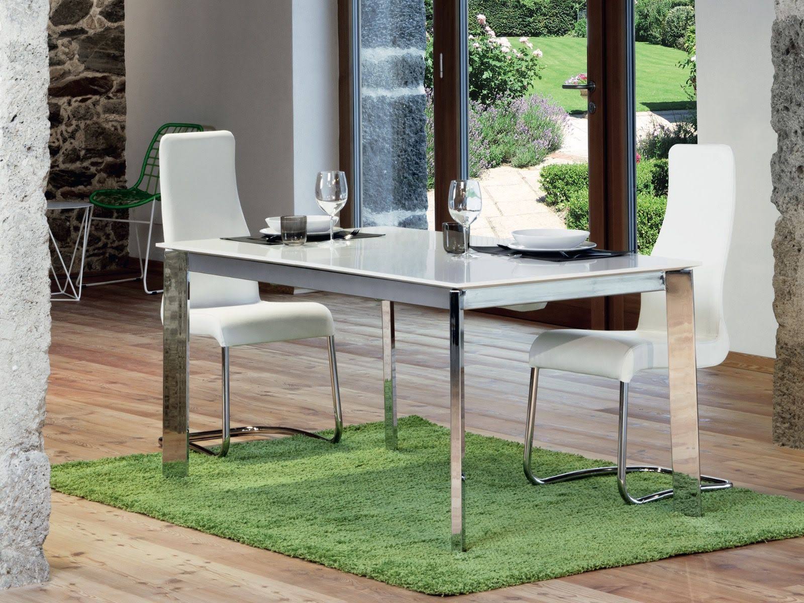 White Leather Dining Chair R942