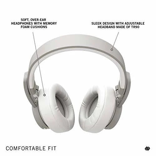 Moonwalk Silver Bluetooth Over Ear Headphones S5009