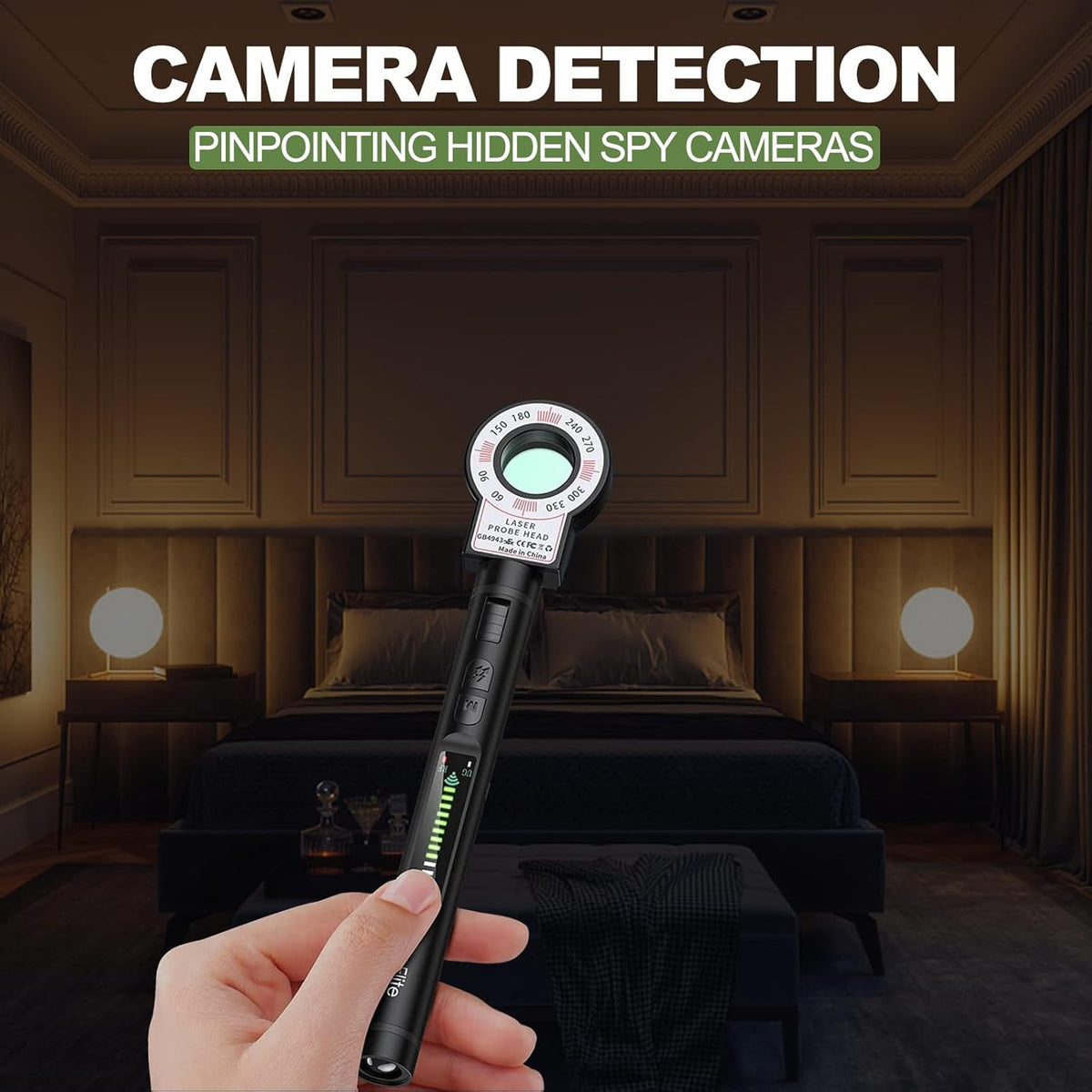 Pack of 2 RF Detector Bug Detector C424