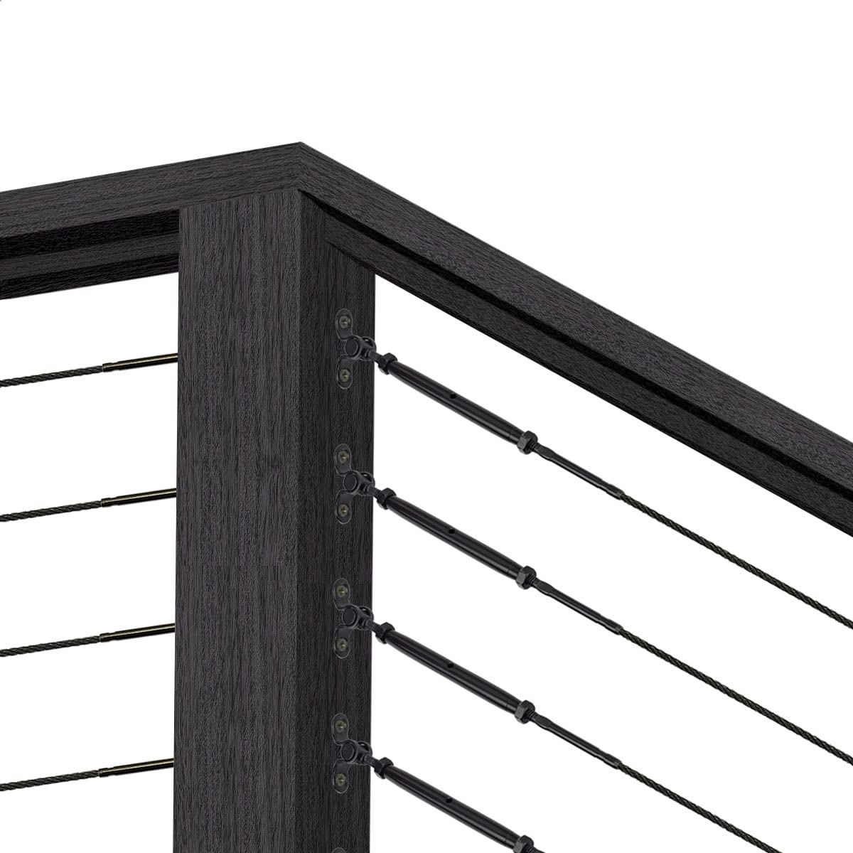 Black Cable Railing Hardware Kit, 10 Pairs B443180