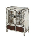 White 2 Door 2 Drawer Console M5746