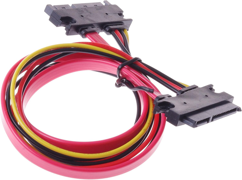 22-pin Sata Male to Female Data and Power Combo Extension Cable - 20inch M820