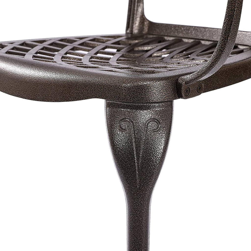 Bronze Decorative Aluminum Outdoor Dining Chairs (2-Pack) G540