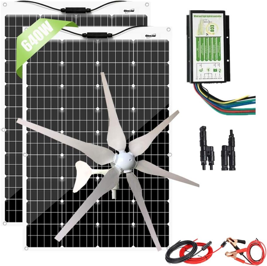 Flexible Solar Panel 120W 12V Monocrystalline Bendable B2469