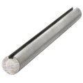 Polished 1045 Steel Keyed Shaft, 1 3/16 in Dia, 18 in S94504