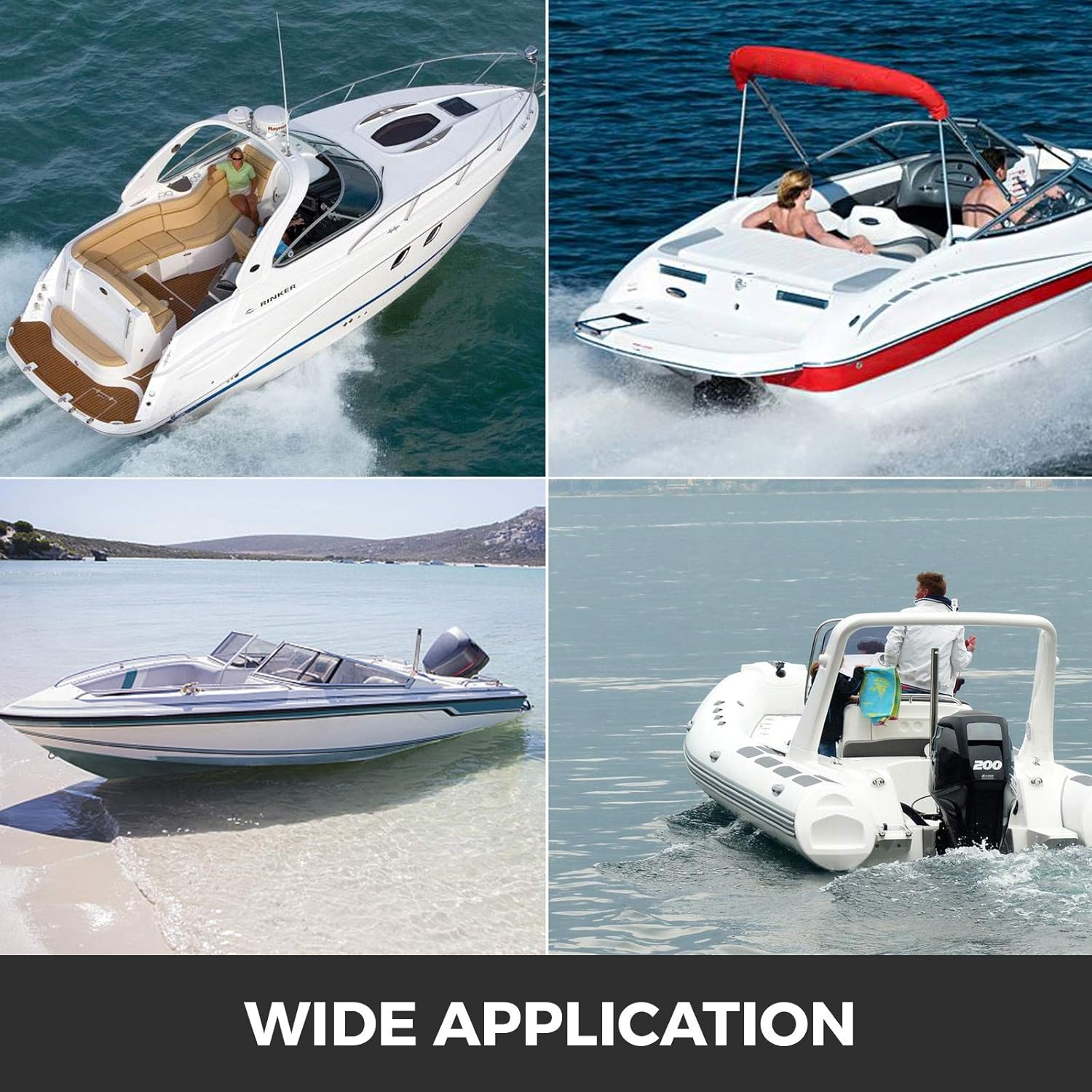 Outboard Steering System 10 Feet Marine Steering System 3/4'' Shaft with 13.5 Inch Wheel U6733