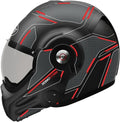 Black-Red Storm Helmet, Size Xs X634