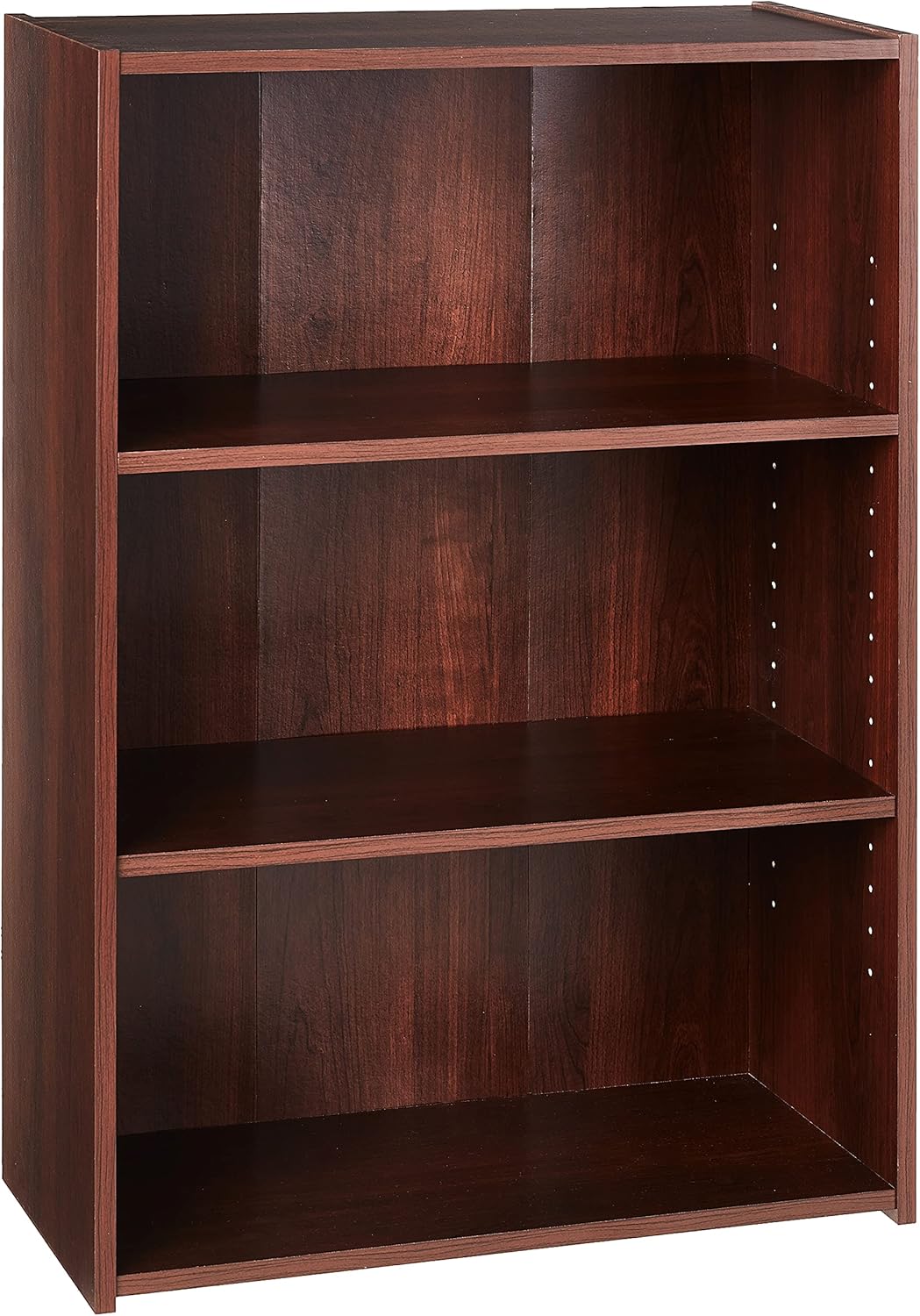 3-Shelf Bookcase, Brook Cherry finish, Pack of 2 X67482