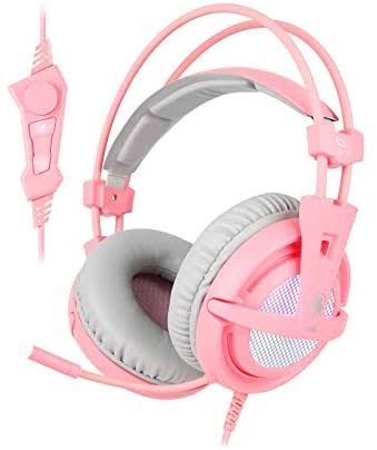 Pink Gaming Headset D182