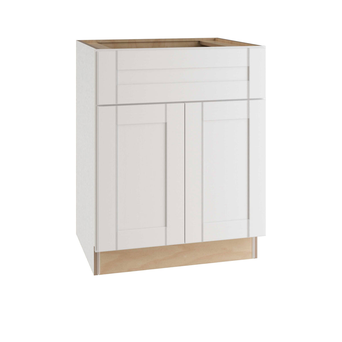 Vesper White Shaker Assembled Plywood Base Kitchen Cabinet with Soft Close H60204