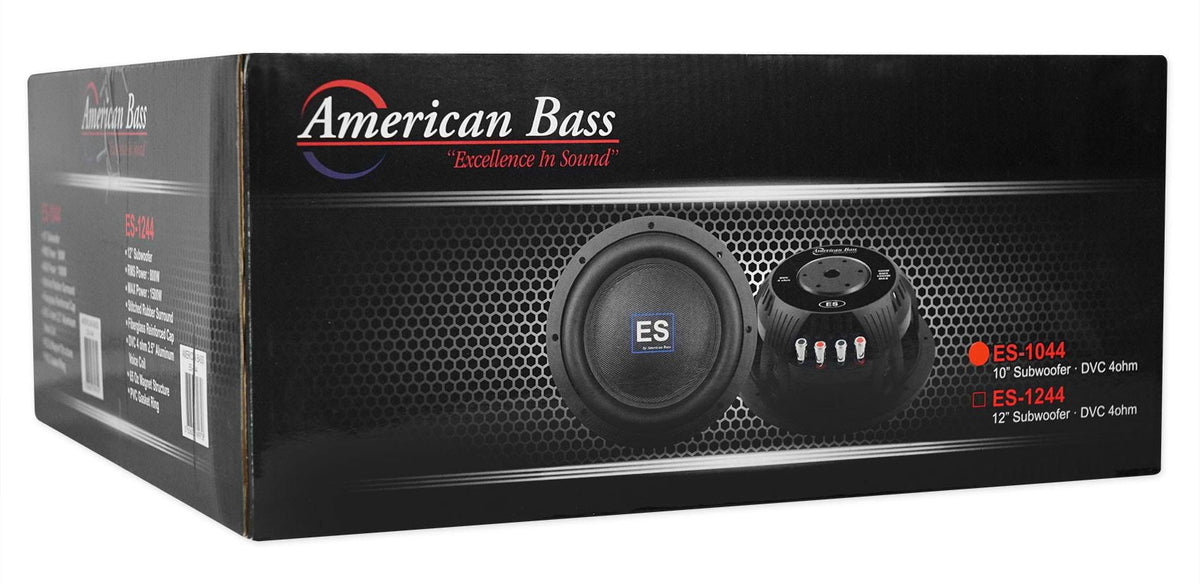 10 inch Shallow 1000 watts max 2.5 inch voice coil Black Subwoofer Z934