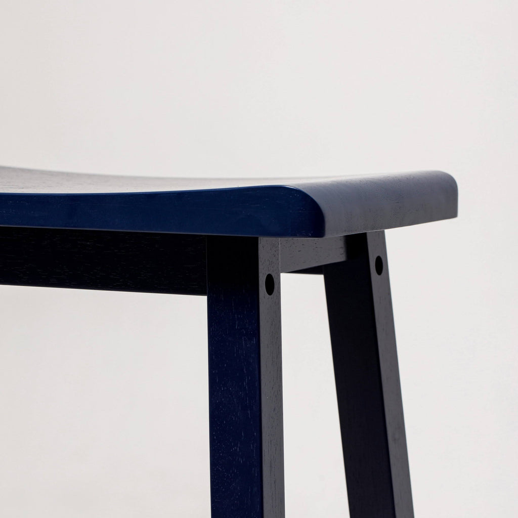 White Saddle Stool R19236