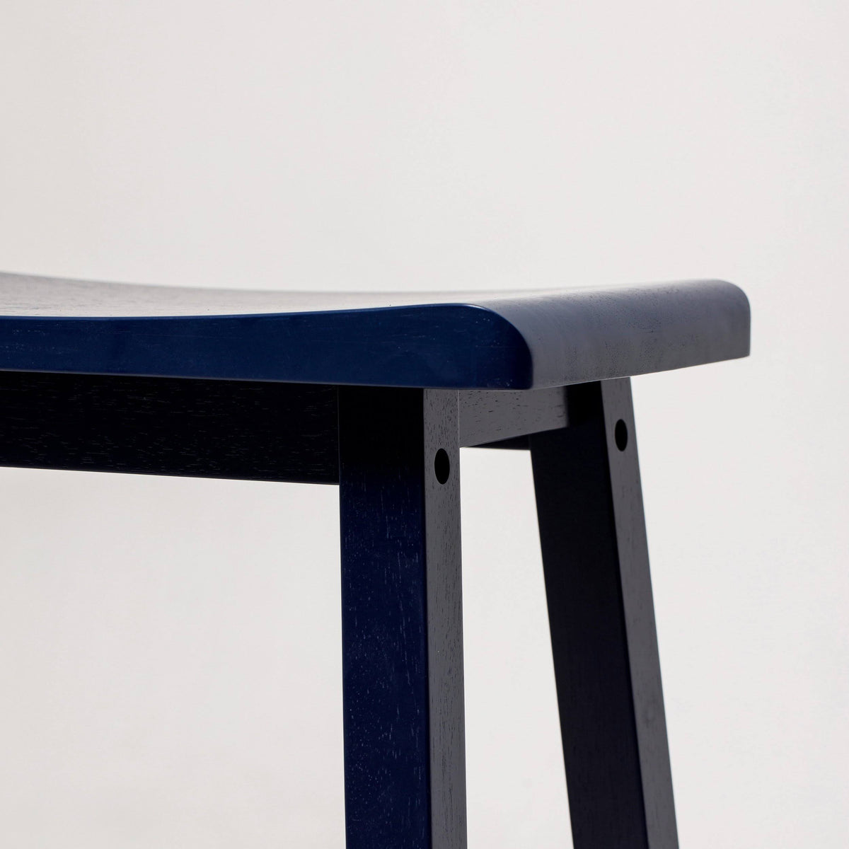 White Saddle Stool R19236