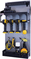 Black Metal Pegboard Organization System O212