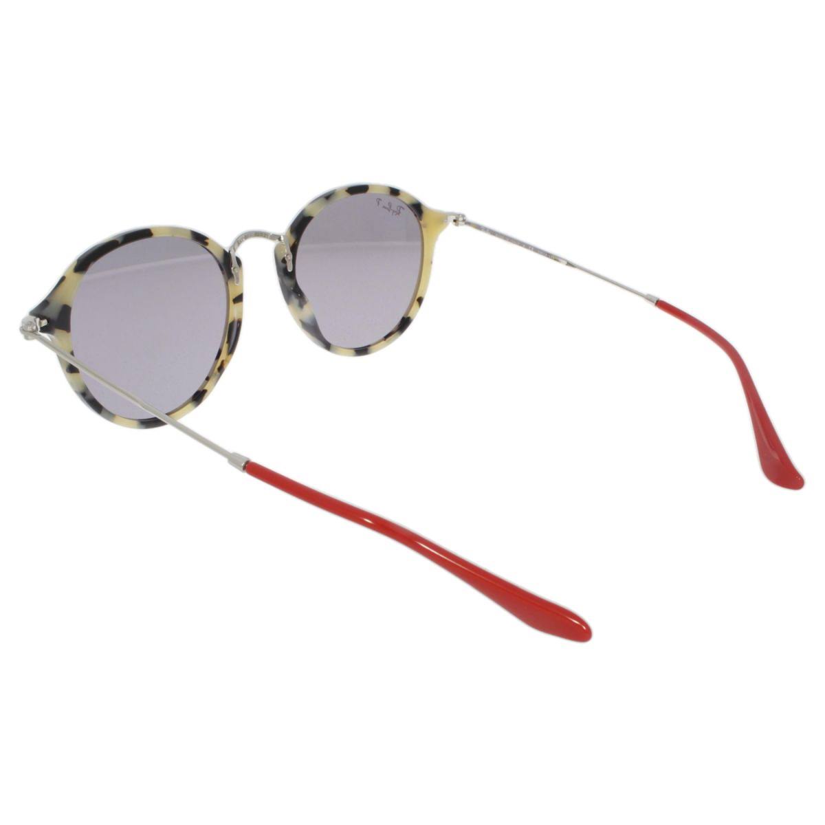 Beige Havana Grey Polar Round Sunglasses 52 mm G60015