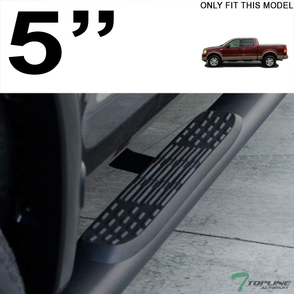 Matte Black Steel Side Step Nerf Bars E33102