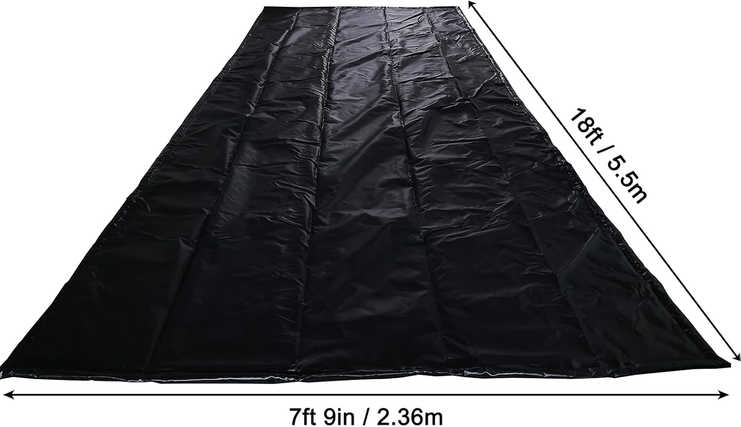 Black Garage Containment Mats - 9' X 22' K1612
