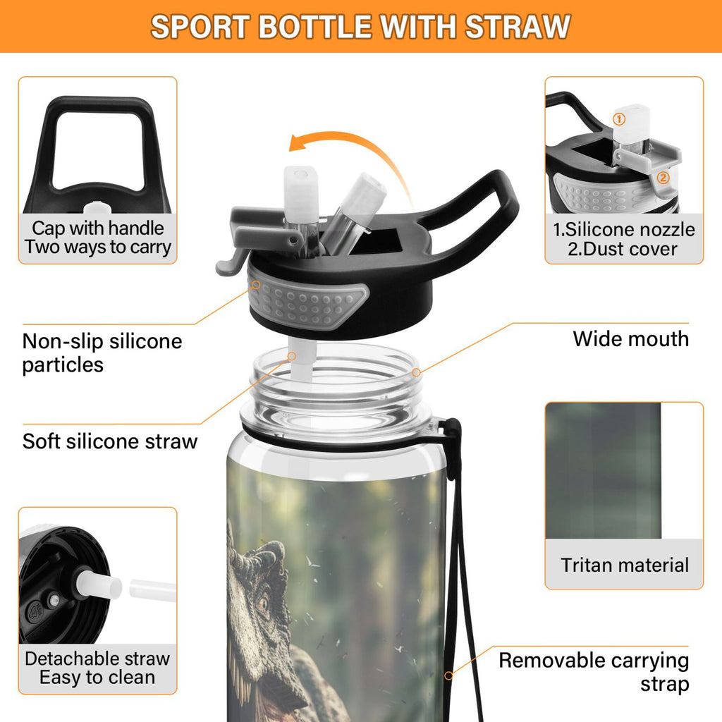 32oz Leakproof Tritan Water Bottle with Straw X4091