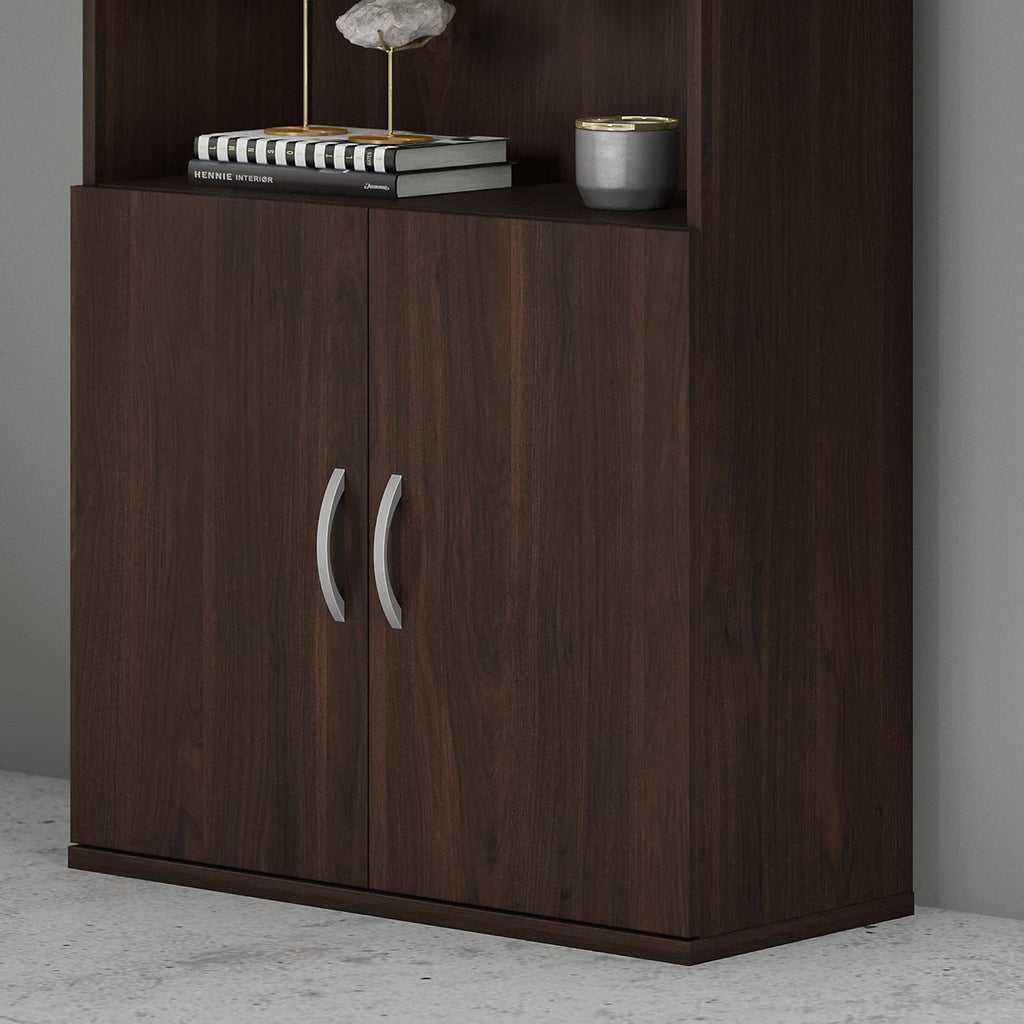 Black Walnut Bookcase Door Kit Pack of 2 D5024