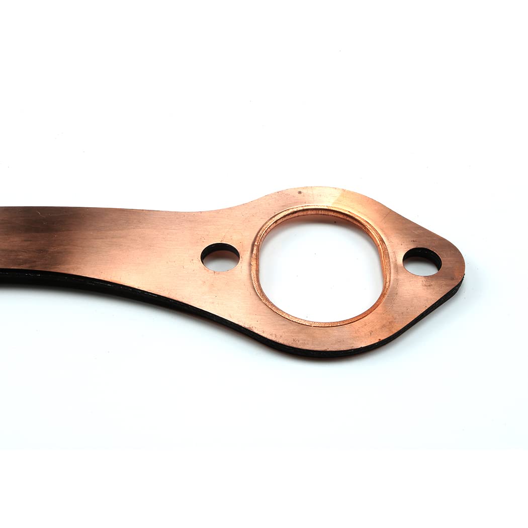 Oval Port Copper Exhaust Gaskets for Chevy SB 327 305 383 I234533