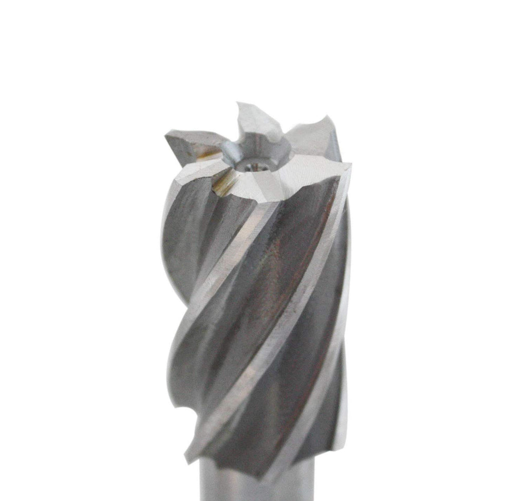 6 Pc Multi Flute H.S.S. End Mills Set, 3/4'' Shank, Cutting Dia 3/4'' to 1-1/2'' G56585