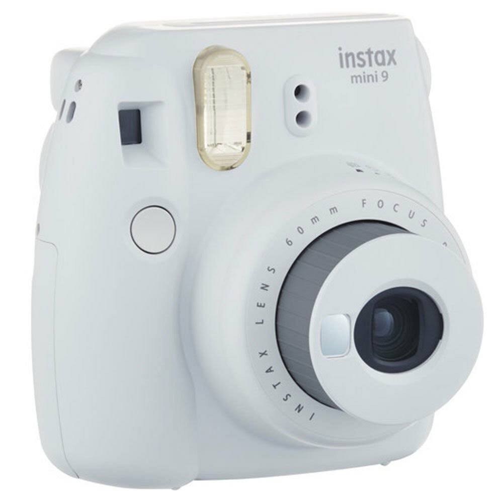 Smokey White Instant Film Camera with Twin Pack 60 Shots and Hard Case A455124